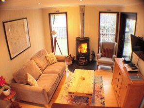 Living area | The Wooden Lodge, Upper Lye, near Presteigne