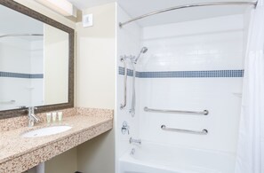 This unit has an accessible tub.