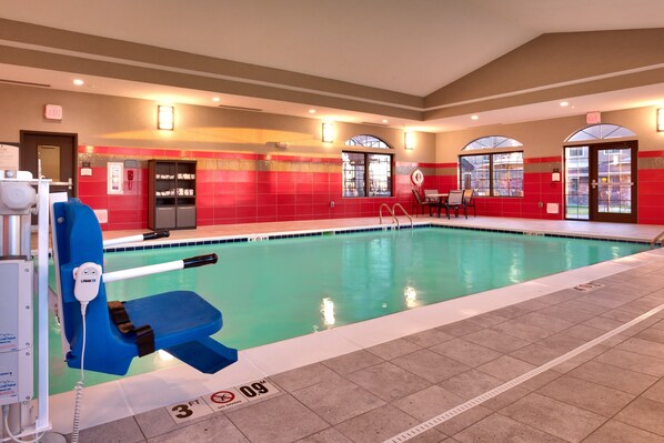 Enjoy the accessible pool.