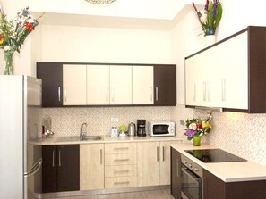 Green Orange Villa ground floor kitchen facilities