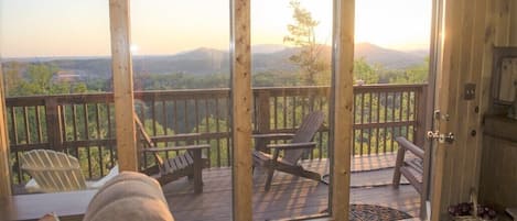 Incredible Mountain Views From the Living Room area