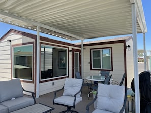 Deck with BBQ