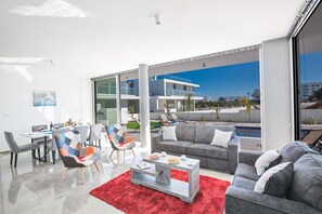 Living room with comfortable seating area