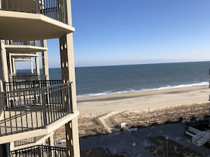 Ocean view from balcony