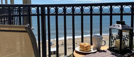 Ocean view from balcony