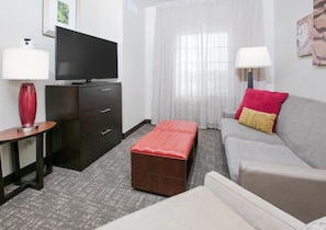 Sink into the cozy sleeper sofa after a day exploring the area.