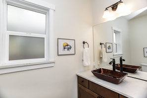 Downstairs powder bathroom
