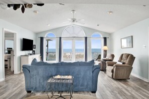 Open concept living with incredible views