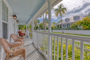 Front porch lounging