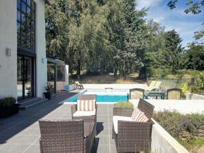 Large terrace.