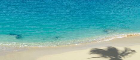 Grand case beach view from the Appartement 