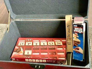 Whether it is Jenga or Pickup sticks, there are enough games for everyone to enjoy!