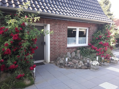 Holiday house with terrace; ideal for nature lovers, cyclists and anglers!