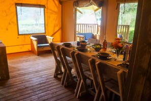 Outdoor dining