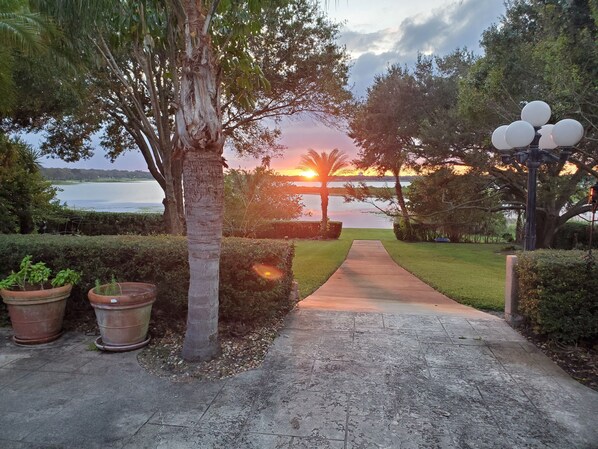 sunset from the back porch