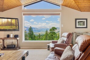 Furniture, Indoors, Living Room, Couch, Painting