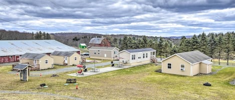 The Cottage Complex consists of all six (6) separate units: two (2) 2-bedroom cottages, two (2) suites with kitchens, and two (2) suites with kitchenettes.