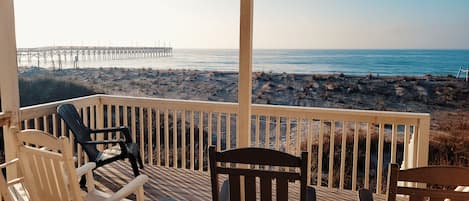 Porch view of Ocean Crest pier