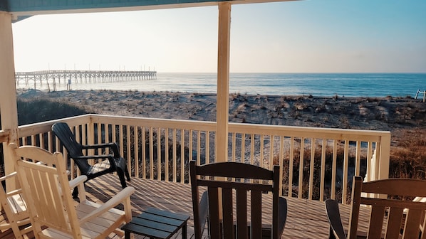Porch view of Ocean Crest pier