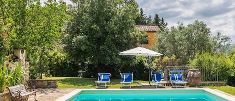 Water, Plant, Cloud, Sky, Property, Furniture, Swimming Pool, Green, Azure, Shade