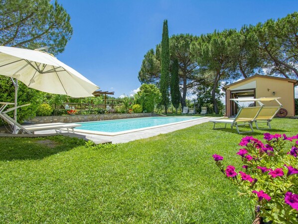 Plante, Ciel, Fleur, Arbre, Ombre, Mobilier De Jardin, Lot Terre, Bâtiment, Parapluie, Piscine