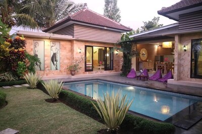 Luxury 2 BR Private Pool Vila Nice Paddies Field View