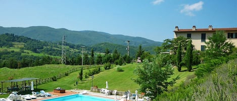 Sky, Plant, Water, Property, Swimming Pool, Mountain, Nature, Land Lot, Natural Landscape, Vegetation