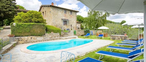 Plant, Cloud, Property, Sky, Blue, Green, Swimming Pool, Azure, Shade, Outdoor Furniture