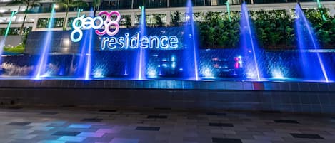 Front of property - evening/night