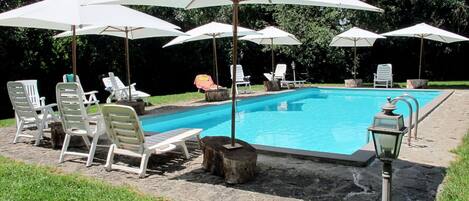 Swimming Pool, Shade, Leisure, Umbrella, Property, Patio, Canopy, Backyard, Table, Outdoor Furniture