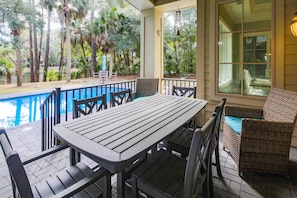 Come reconnect with nature in this incredible home within Sea Pines Plantation Resort.