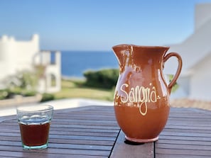 Partial sea-views from the roof terrace