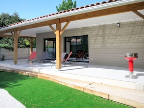 Eigentum, Haus, Terrasse, Gebäude, Pergola, Dach, Hinterhof, Zuhause, Schatten, Veranda