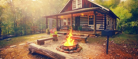 Built in 1937, the Log Cabin is a family favorite.