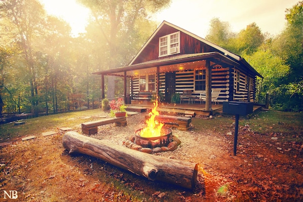 Built in 1937, the Log Cabin is a family favorite.