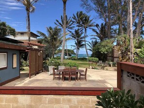 View to ocean from patio.