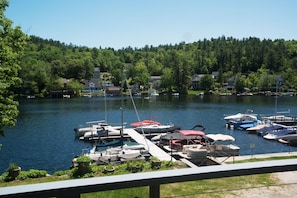 View from the covered porch