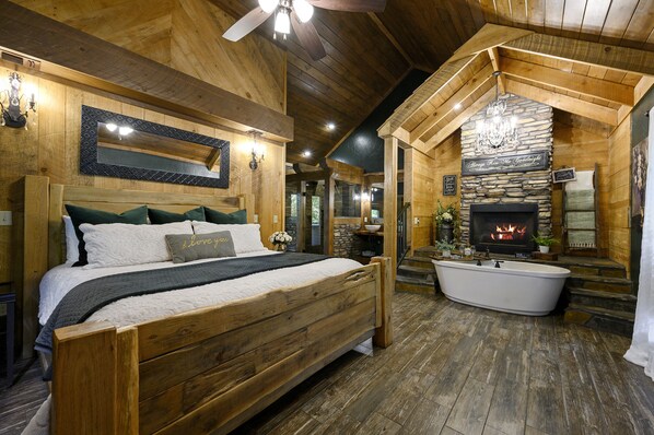 Rustic Romance is a romantic adults only cabin.