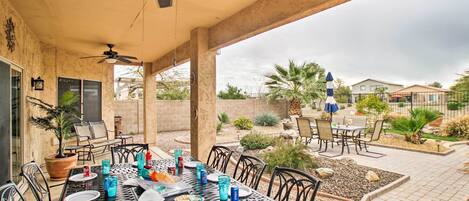 San Tan Valley Vacation Rental | 4BR | 2.5BA | 2,400 Sq Ft | Step-Free Entry