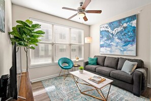 Stylish and comfortable furniture in the living room