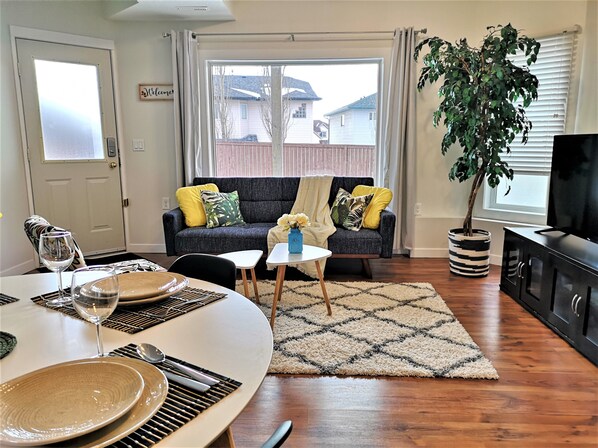 You'll enjoy walk into this private two bedroom garden suite 