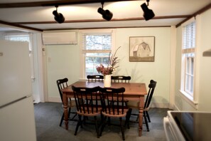 Great farmhouse table for dinners and games