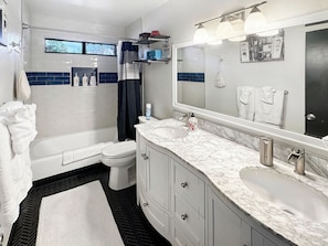 Newly renovated guest bath
