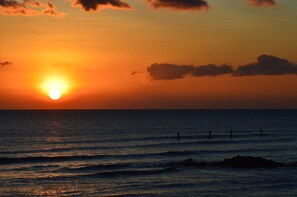 Beautiful sunset from the lanai.