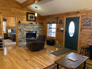 Electric Fireplace in Living Room