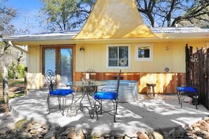 View of the back patio