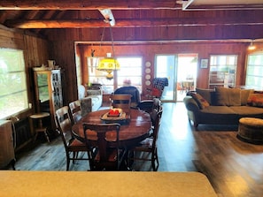 Dining area near kitchen.
