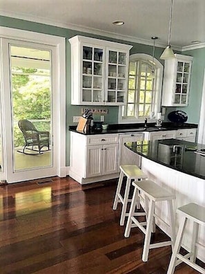 Open floor plan kitchen