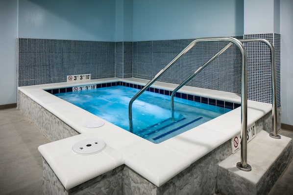 Spend time with family and friends in the indoor hot tub.