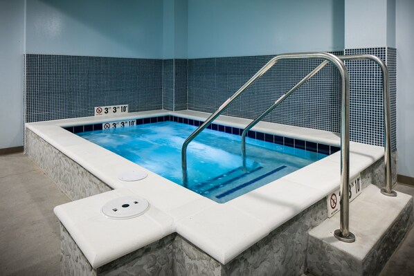 Spend time with family and friends in the indoor hot tub.